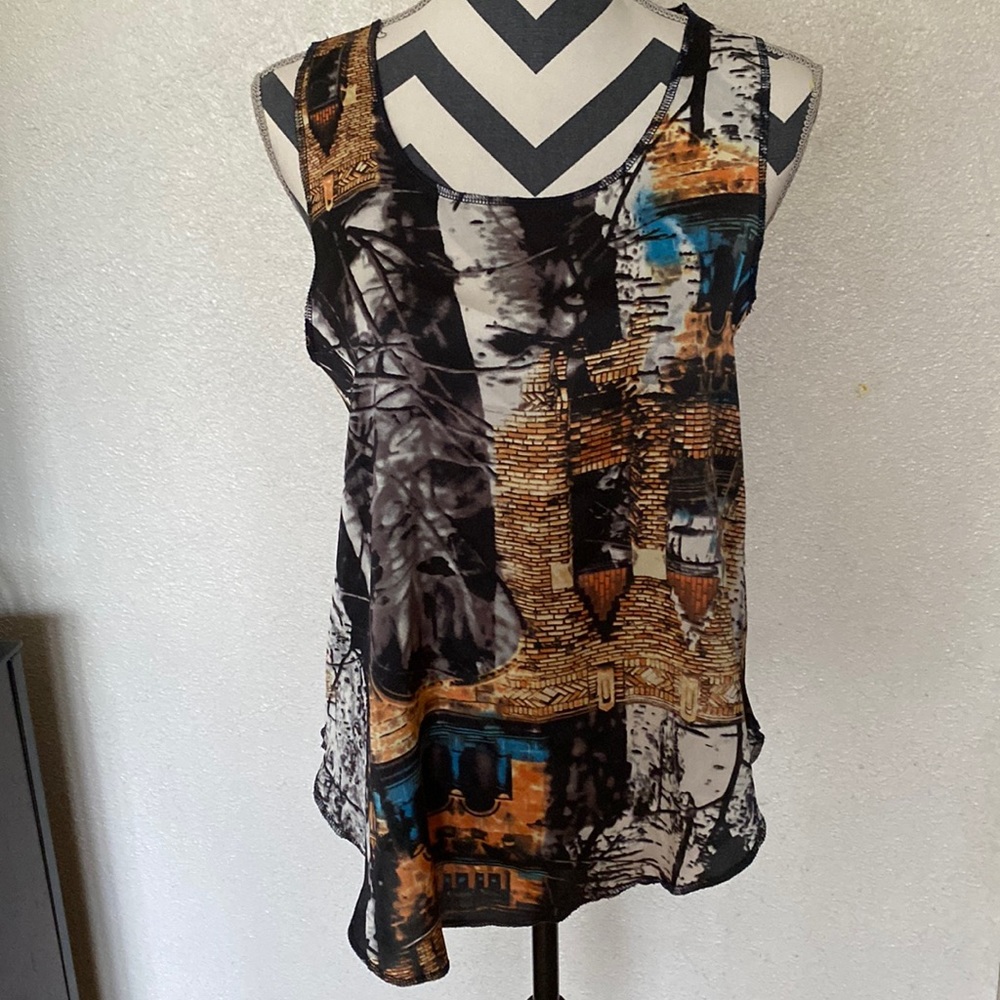 Paper Plane Sleeveless Top